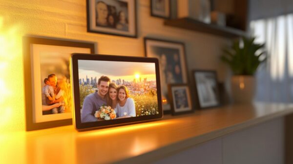 Les avantages d&rsquo;un cadre photo connecté pour partager vos souvenirs instantanément