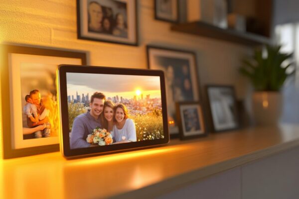 Les avantages d&rsquo;un cadre photo connecté pour partager vos souvenirs instantanément